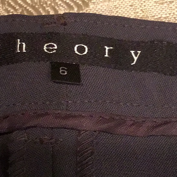 Theory gray wool blend slacks pants - Picture 4 of 4